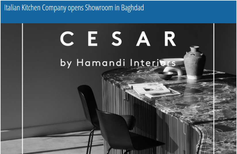 Italian Kitchen Company opens Showroom in Baghdad